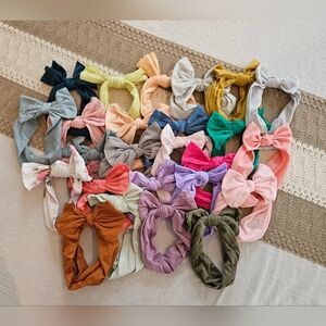Colorful Kids Bow Headband Set Of 25